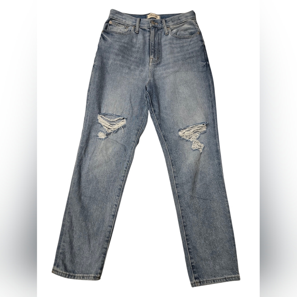 Madewell Denim Ripped Mom Jean